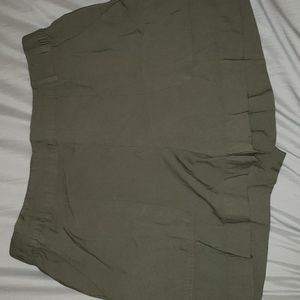 Green Cargo Styled Shorts